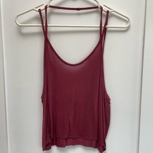 Brandy Melville Tank Top in Burgundy